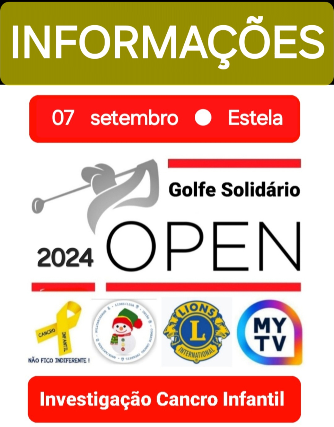 Golfe Soldário – Investigação Cancro Infantil